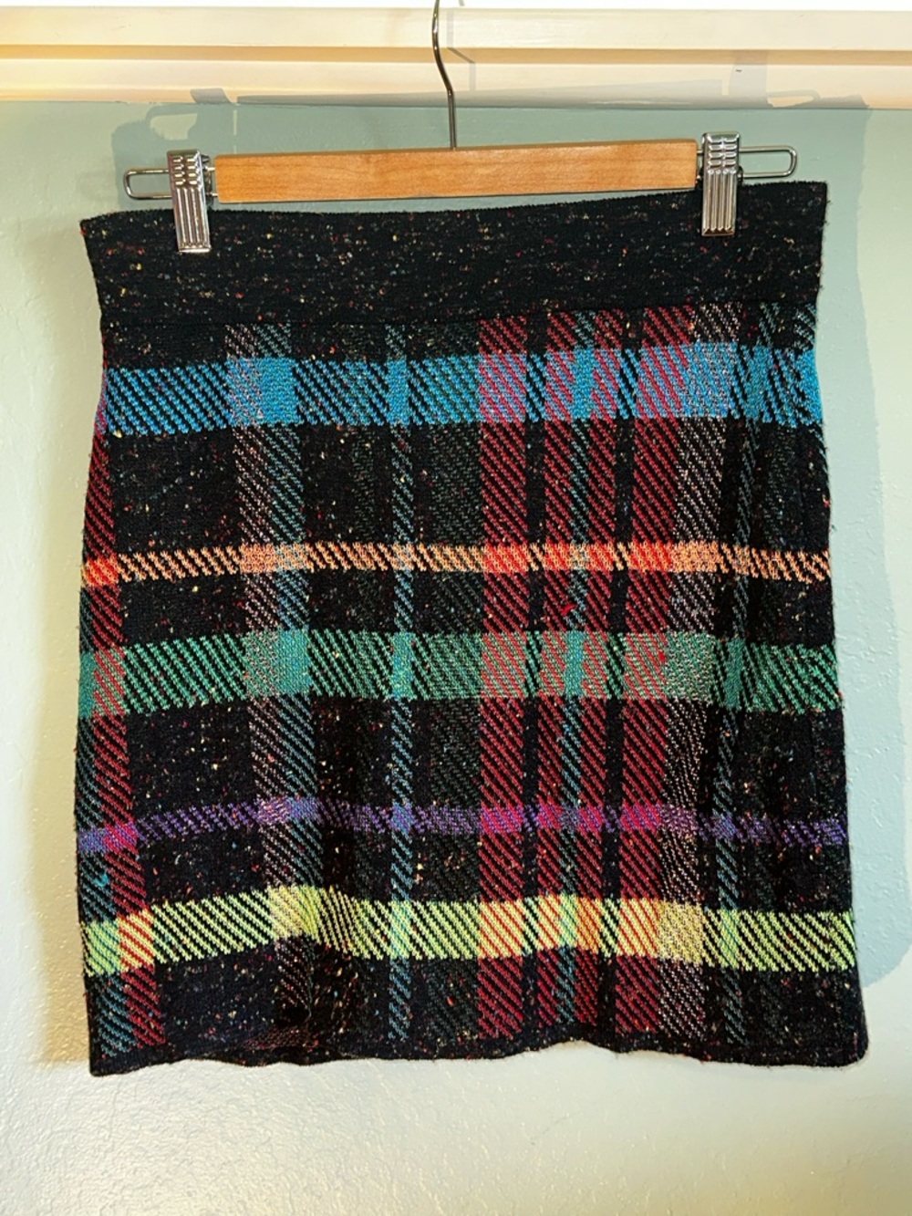 Cecilia Prado Pull On Plaid Skirt